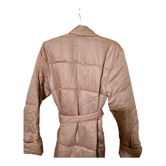 SOLD!! SOMA Short Puffer Robe Light Blush Pink - Size S - Picture 7 of 7